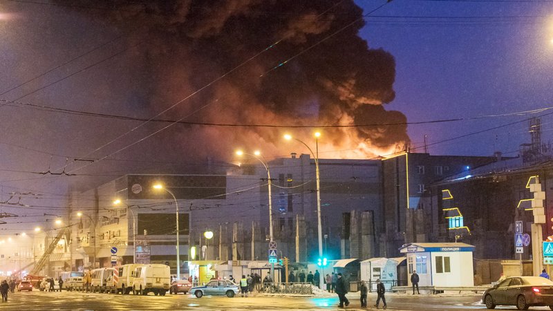 Russia – At Least 64 People Have Died In A Fire At Shopping Complex