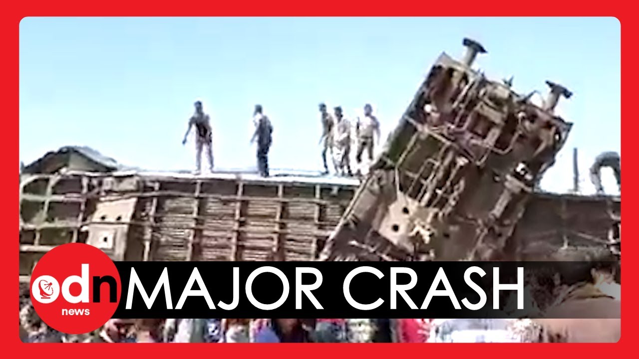 VIDEO: Major Train Crash In Egypt Leaves Dozens Dead