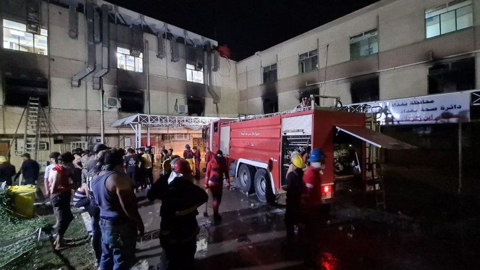 Iraq: Covid Hospital Fire, 82 Dead After ‘oxygen Tank Explodes’