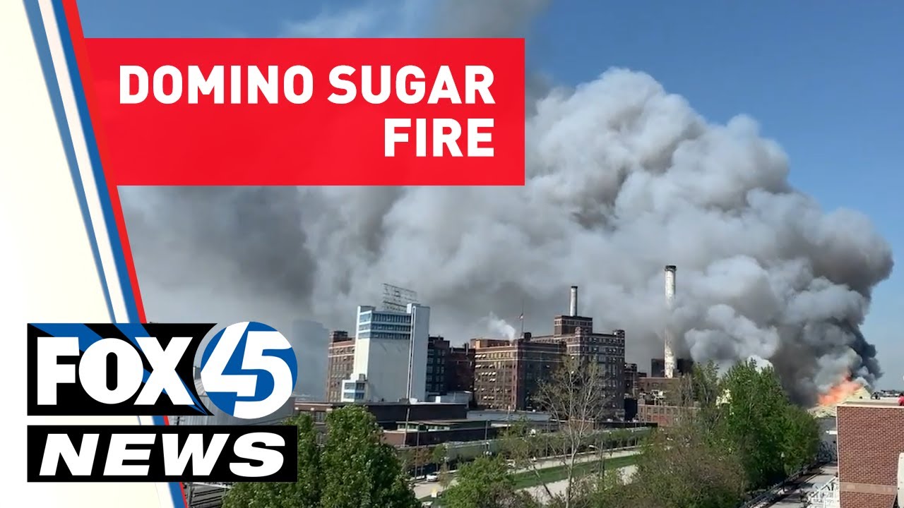VIDEO:  Building Collapses During Fire At Baltimore’s Domino Sugar Factory
