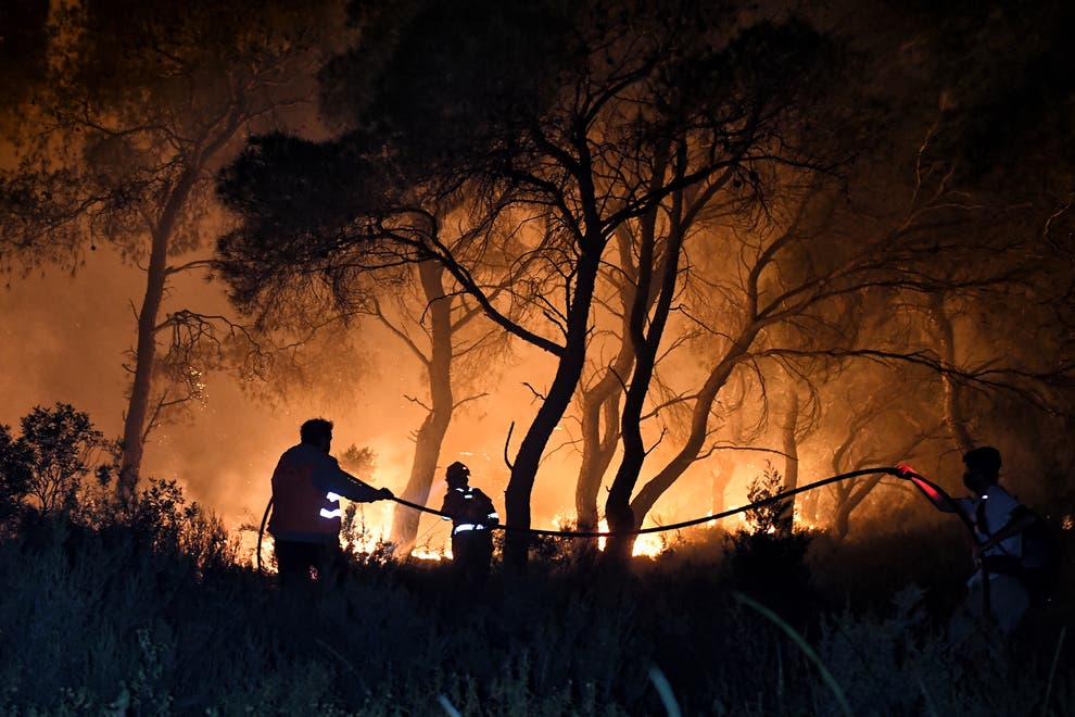 Greece: Villages Evacuated As Forest Fire Rages