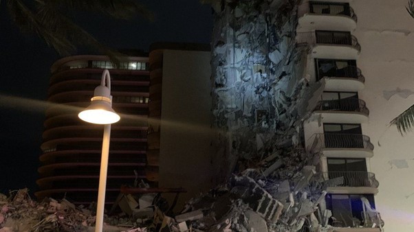 USA: Multi-storey Building Partially Collapses In Miami