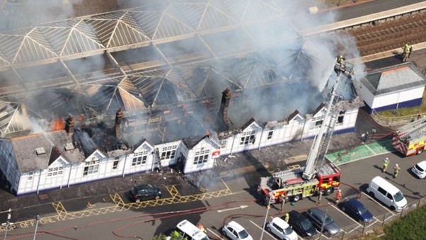 UK: £500k Grant Offered To Restore Fire-ravaged Troon Railway Station