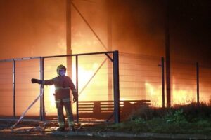 22 10 2021 Antrim Industrial Fire