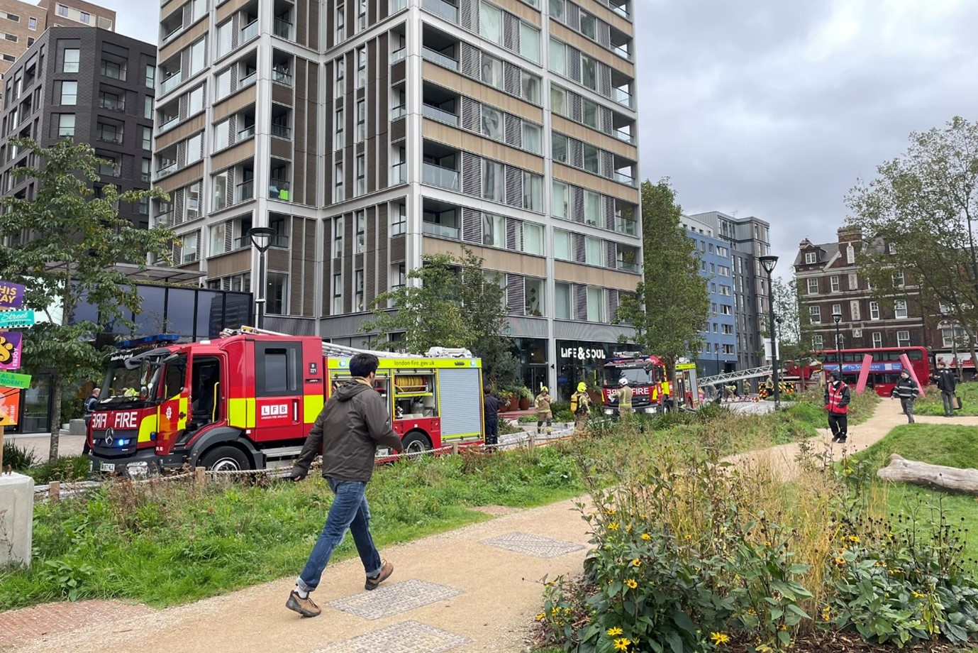 UK: Residents Evacuated After Fire Breaks Out At London Tower Block