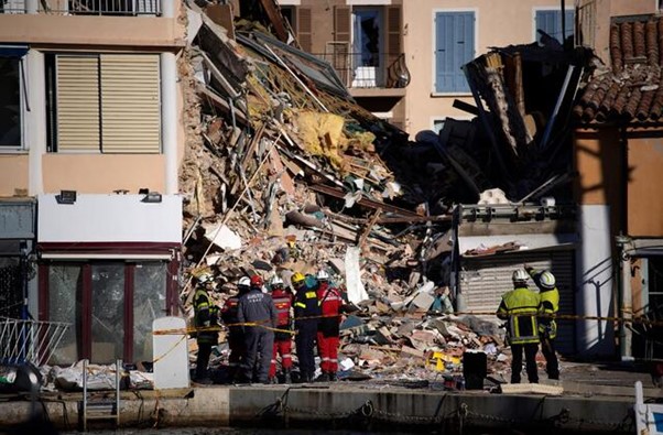 Blast Levels French Building; At Least 1 Dead, Baby Found