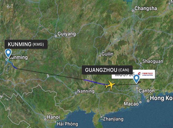 China Flight Carrying 132 People Crashes In Guangxi Province