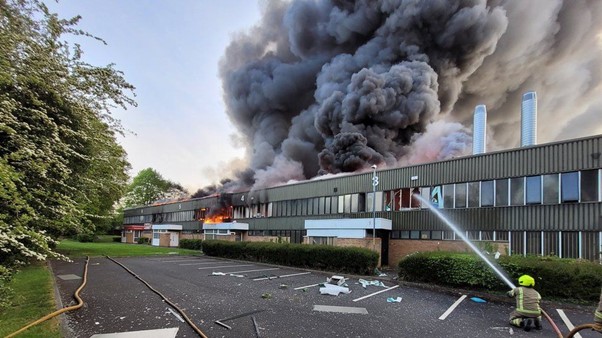 Redditch Factory Fire: Severe Fire Involves Oxygen And Propane