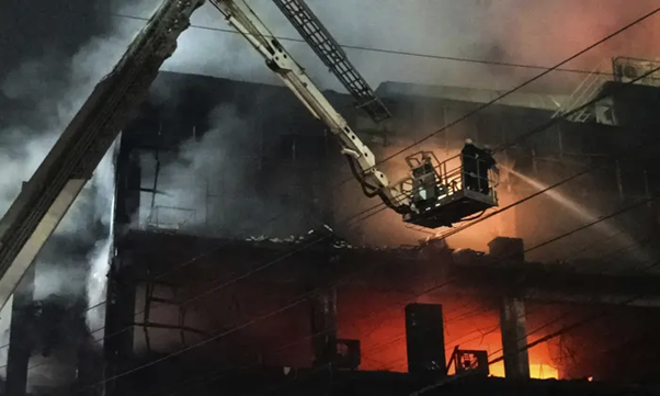 India: 27 People Killed After Fire Rips Through Delhi Office Block