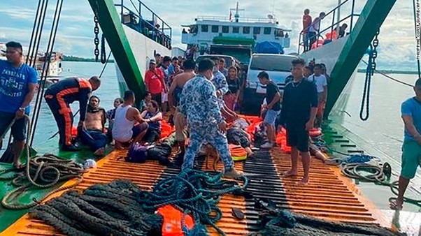 Philippine Ferry Fire: At Least Seven Dead And 120 Rescued After Blaze