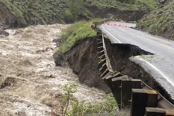 Record Flooding And Mudslides Force Closure Of Yellowstone National Park
