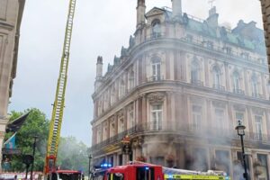 13 07 2022 Trafalga Square Fire