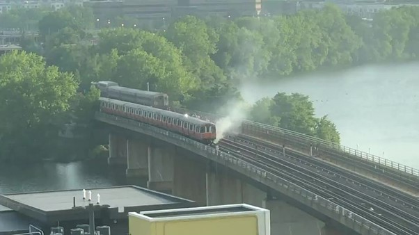 Boston Train Fire Prompts Evacuations And A Leap Into The Mystic River