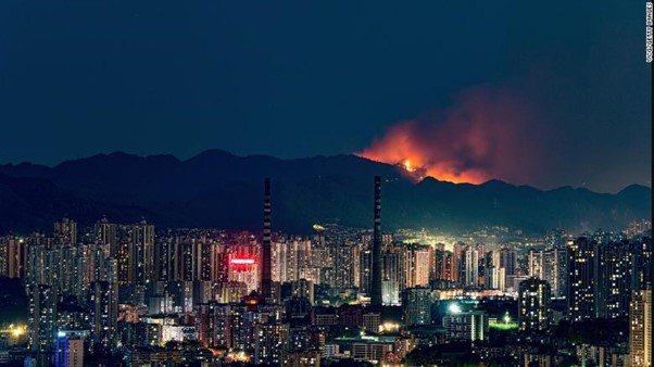 Wildfires Rage As China’s Chongqing Suffers Unrelenting Record Heat Wave