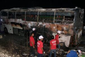 13 10 2022 Pakistan Bus Fire