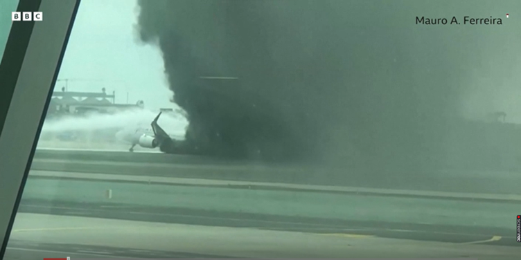 Lima Airport: Two Firefighters Dead As Plane Crashes During Take-off