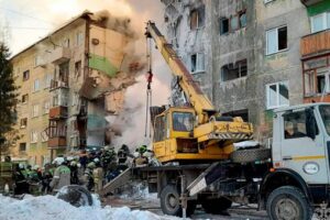 10 02 2023 Russia Apartment Fire