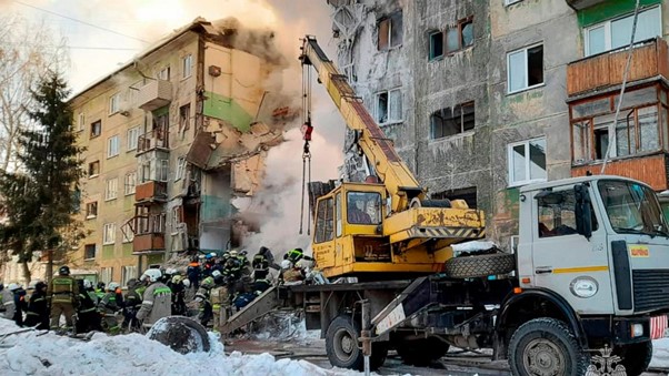 5 Dead In Apartment Building Fire In Novosibirsk, Russia