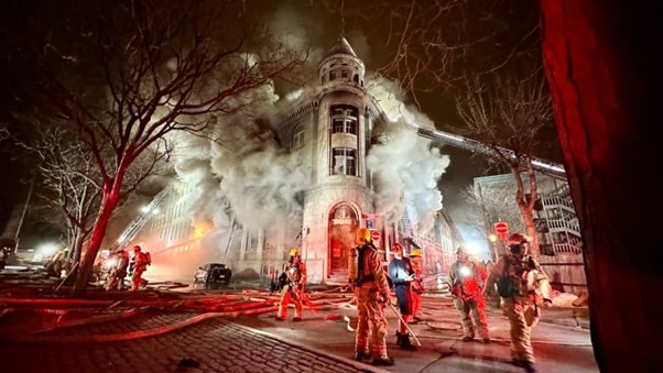 At Least 1 Person Missing After Major Fire Consumes Old Montreal Heritage Building