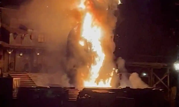 ‘The Dragon’s Head Started To Glow’: Disneyland Fire Sends Crowds Running
