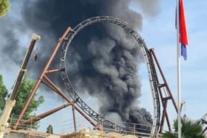 20 06 2023 Germany Theme Park Fire