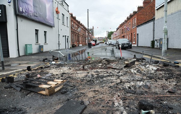 NI: Scorch Marks And Clutter Replace Bonfires After Fire Service Responds To 34 Incidents