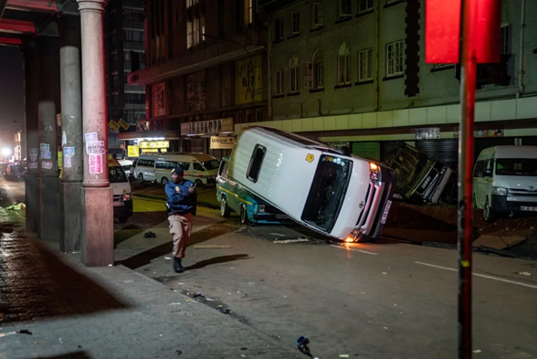 Johannesburg: Suspected Gas Explosion Rips Up Roads In South Africa’s Biggest City