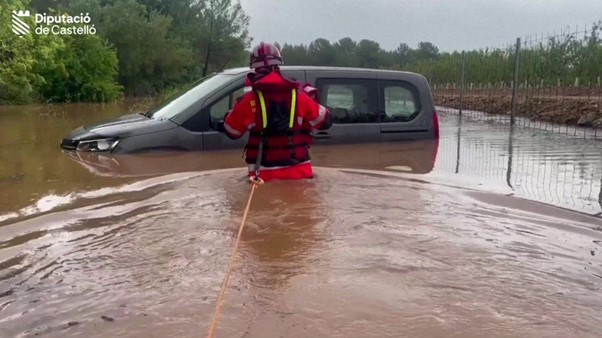 Madrid Flooding Puts City In Lockdown As Desperate Search Underway For Missing Father And Son