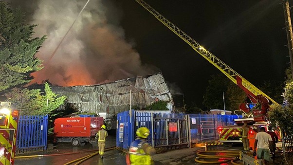 Brixton Fire: Residents Told To Shut Windows Over Waste Site Blaze
