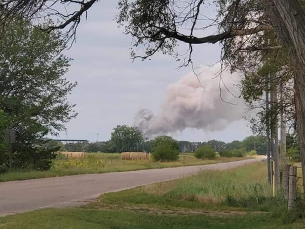 Explosion Of Train Carrying Toxic Acid Causes Evacuations At World’s Largest Railyard In Nebraska