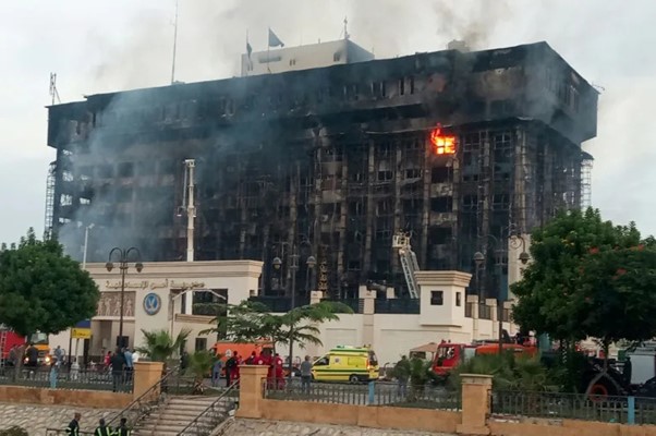 At Least 38 Injured In Police HQ Fire In Egypt’s Ismailia