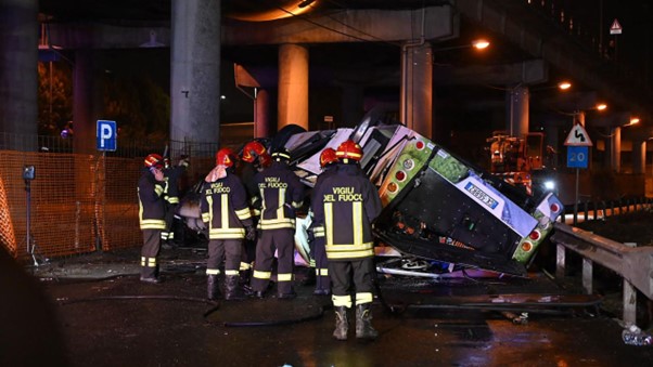 Bus Crash Near Venice Kills 21 People