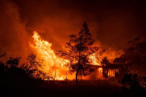 Raging Fire In California Forces Thousands From Their Homes
