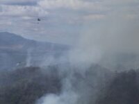 Hawaii Firefighters Continue To Battle Wildfire In Mountainous Oahu