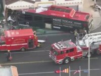 14 Injured When Bus And Car Collide And Smash Into A Long Beach Restaurant